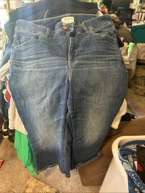 Lane Bryant Indigo Stretch Capris Jeans